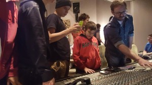 YMCA Academy students in the Grade 10 Communications Technology classes visit Tattoo Sound + Music