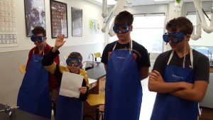 Students participate in a fetal pig dissection for Grade 10 Science class.