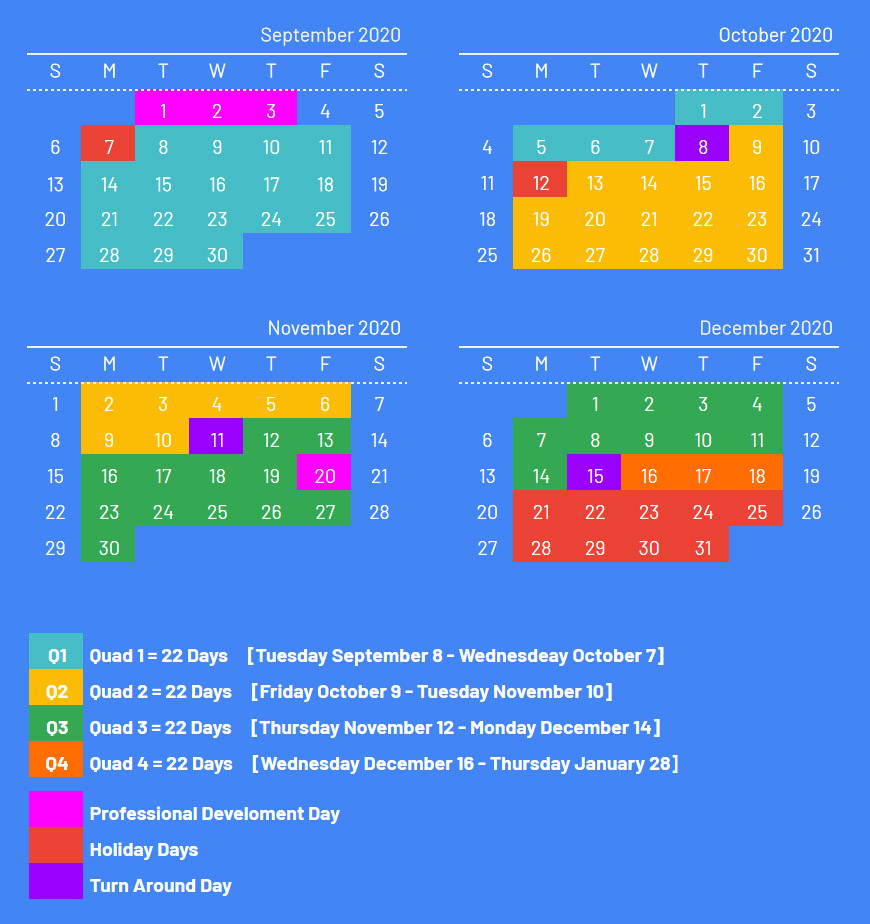 Schedules and School Calendar – YMCA Academy