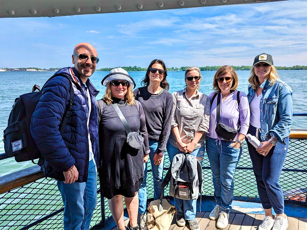 staff and students boarded the Ferries to attend our annual year end Centre Island trip to celebrate another great year.