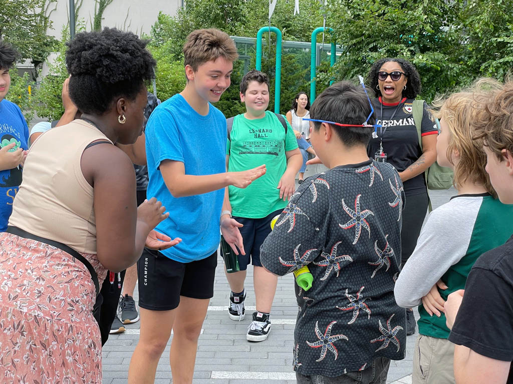 Students completed challenges and team-building activities such as Face the Cookie, a tower-building challenge and a Rock, Paper, Scissors tournament to help foster their sense of community as we begin a new school year.