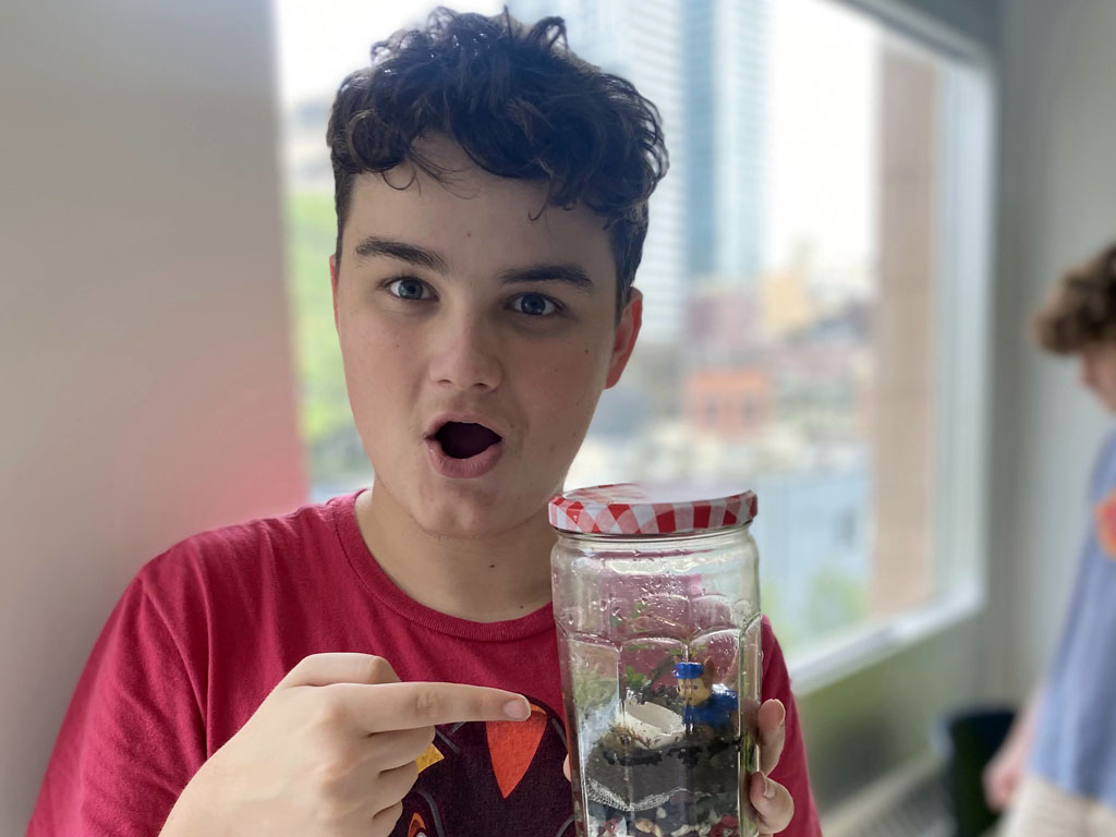 students explored the biotic and abiotic factors that influence ecosystems by hatching brine shrimp. They monitored salinity, water clarity, hatching rates, and temperature, collecting valuable data to understand how environmental conditions affect living organisms.