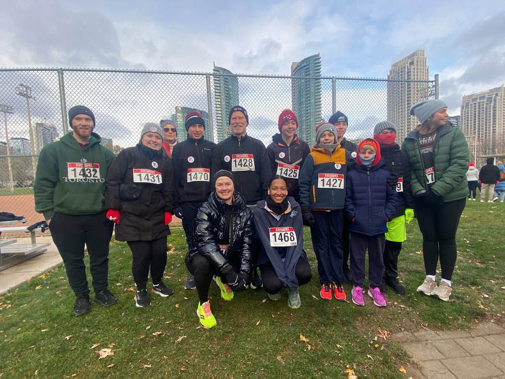 n November 30, the YMCA Academy Run Club, joined by friends and family (and even Tim!), participated in the Team Unbreakable Bold and Cold 5K.