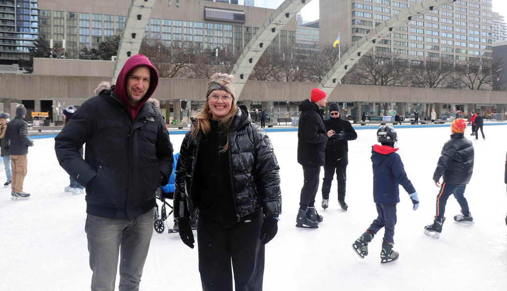 Staff and Students of the Academy made our annual walk down Bay Street towards Nathan Philip Square for our annual skating trip.